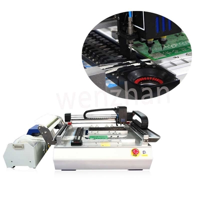 Đường dây SMT tự động 2 đầu ổ đĩa cao Mini Desktop LED Pick And Place Machine