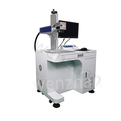 Máy đánh dấu laser sợi máy tính để bàn với 10/20/30/100W Power và 7000mm/s Marking Speed