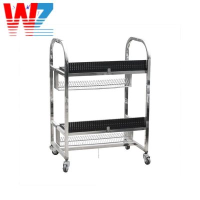 Máy SMT Fuji feeder Cart Double Layers Stainless Steel feeder storage cart cho máy lấy và đặt fuji