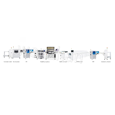 Dây chuyền tự động hoàn toàn SMT cho máy sản xuất PCB, máy làm bảng mạch LED PCB, máy gắp và đặt SMT, dây chuyền sản xuất SMT