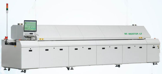 SMT dây chuyền lắp ráp Oven hàn tái dòng không chì PCB thiết bị hàn tái dòng 8/10/12 Khu vực lò hàn tái dòng không khí nóng