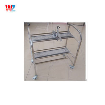 1x0.9x0.8m SMT Feeder Cart FUJI XP Feeder Cart Màu bạc Để lưu trữ