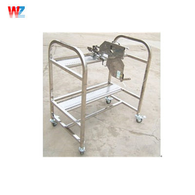 PANASERT CM402 CM602 SMT Xe chở thức ăn màu bạc thép không gỉ